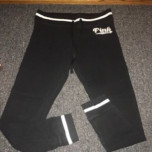 Womens PINK yoga pants, size medium.